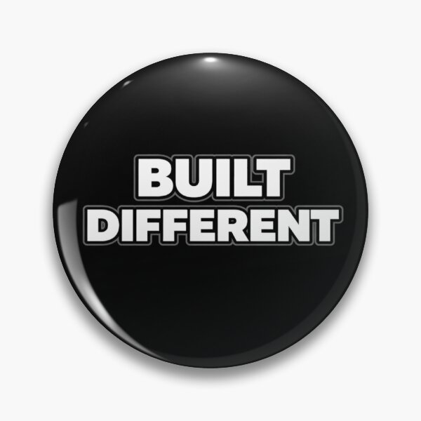 Item preview, Built Different Bold Mindset Statement Shirt designed and sold by Papier Atelier Art.
