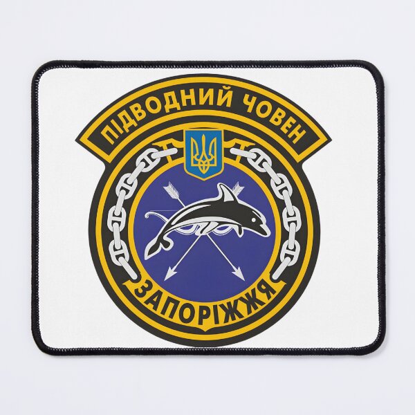 Item preview, Official Emblem of the Ukrainian Submarine Zaporizhzhia (U-01) designed and sold by CharlieDesings.