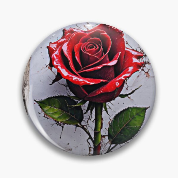 Item preview, Red Rose Street Art: Beauty in the Cracks designed and sold by DW-AiRT.