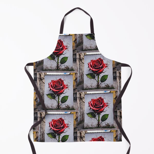 Item preview, Red Rose Street Art: Beauty in the Cracks designed and sold by DW-AiRT.
