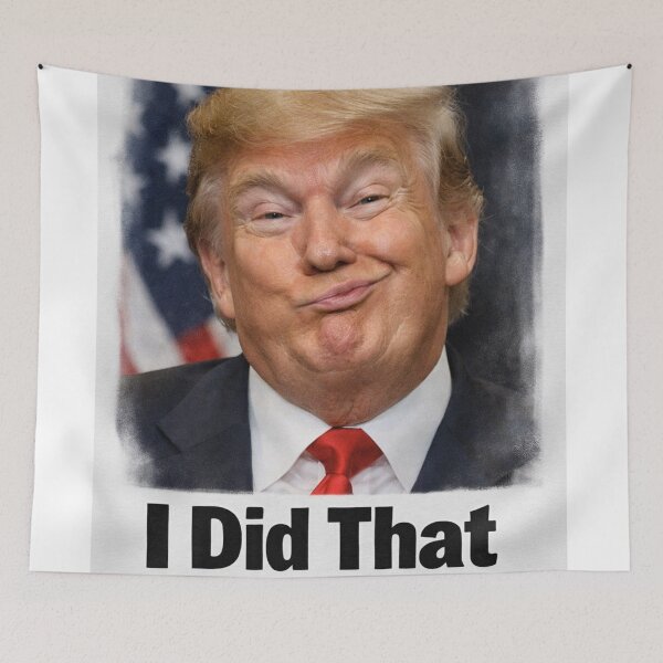 Item preview, Trump I Did That! Sticker Funny designed and sold by designbyuzi.