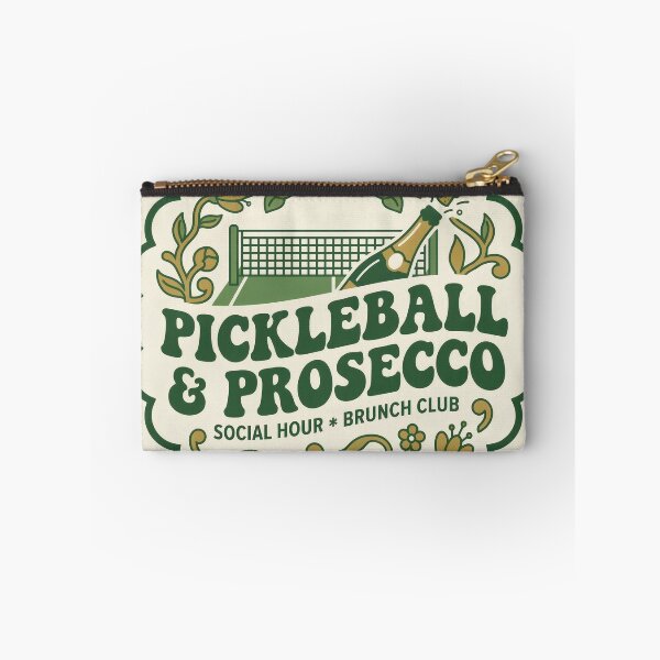 Item preview, Pickleball and Prosecco Badge designed and sold by T-pocket.