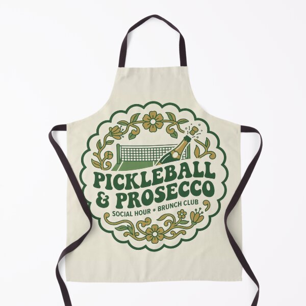 Item preview, Pickleball and Prosecco Badge designed and sold by T-pocket.