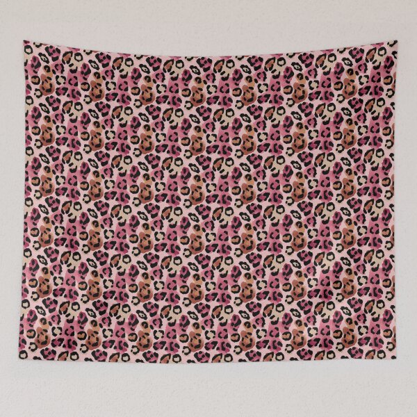 Item preview, Pink Leopard Animal Print Seamless Pattern designed and sold by AillustriaAK.