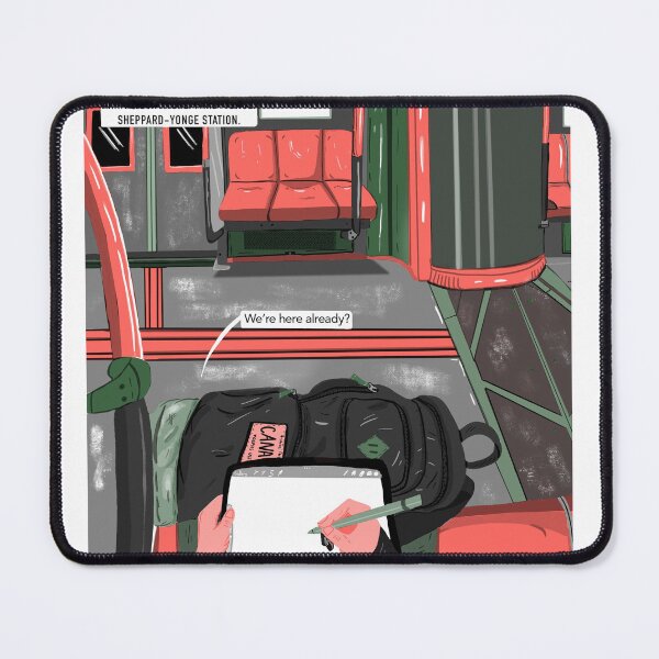 Item preview, Subway Illustration Comic Risograph designed and sold by NotEvenAlex.