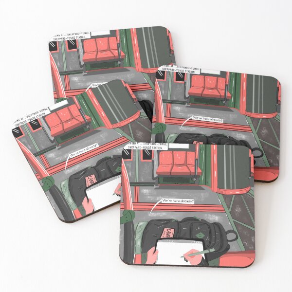 Item preview, Subway Illustration Comic Risograph designed and sold by NotEvenAlex.