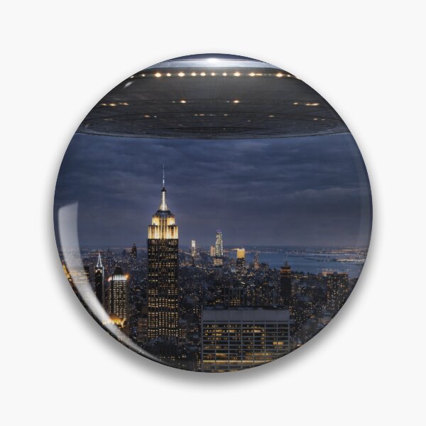Item preview, Visitors Mothership At Night designed and sold by CannonballFun.