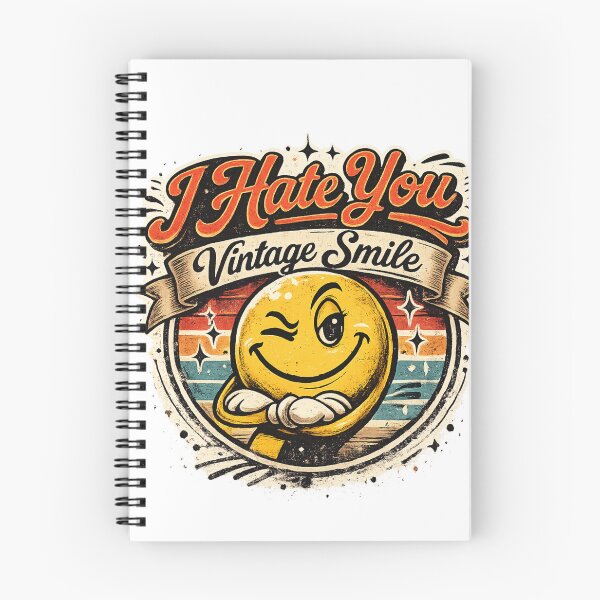 Item preview, I Hate You Vintage Smiley Face designed and sold by madebysiwa.