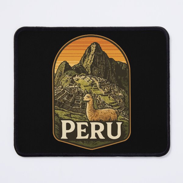 Item preview, Peru Llama Vintage Travel designed and sold by TomFrontierArt.