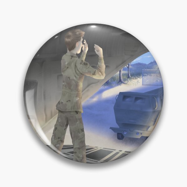 Item preview, Aircraft Loadmaster Marshalling a Vehicle designed and sold by JaybirdArtCreations.