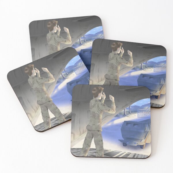 Item preview, Aircraft Loadmaster Marshalling a Vehicle designed and sold by JaybirdArtCreations.