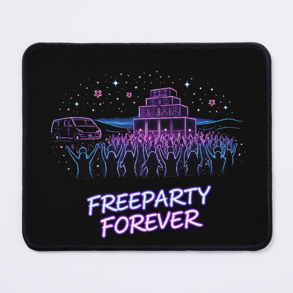 Item preview, Freeparty Forever – Neon Sound System Night designed and sold by leyfinder.