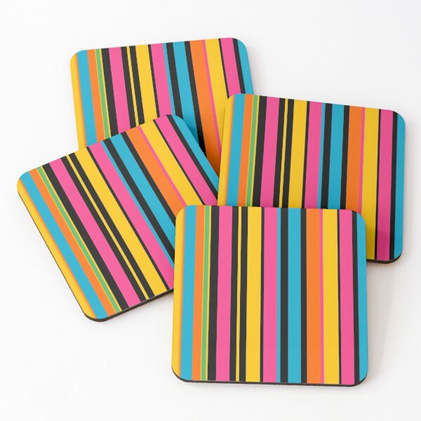 Item preview, Colorful Vintage Vertical Stripes Pattern 5 designed and sold by AlinaSCorner.