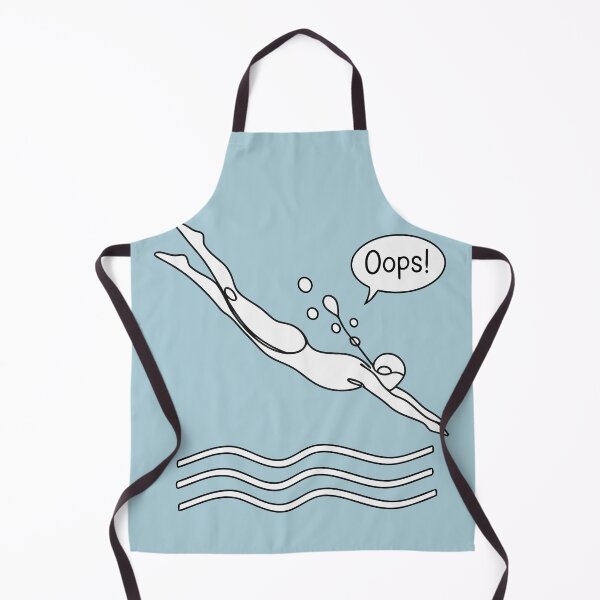 Item preview, Funny Swimmer Oops Dive designed and sold by Amir Faysal.