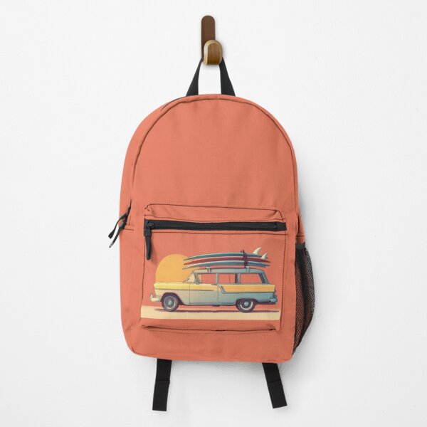 Item preview, Classic car with surfboards on top designed and sold by anytka.
