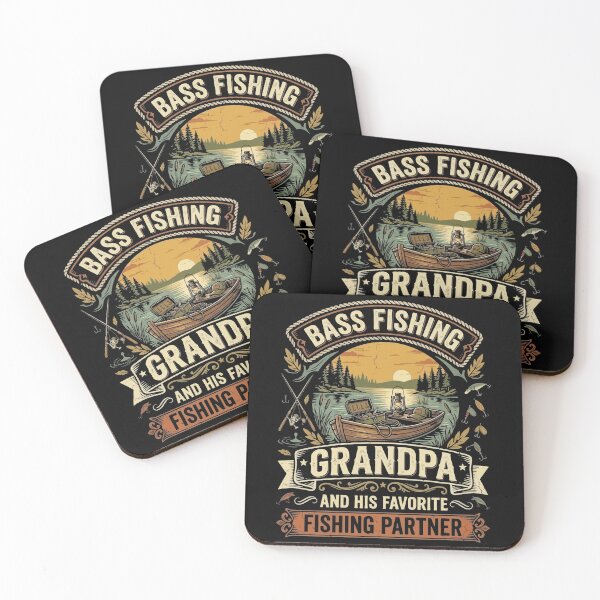 Item preview, Bass Fishing Grandpa Favorite Fishing Partner designed and sold by YalenArt.