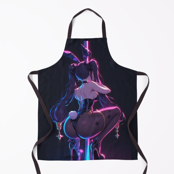 Item preview, Neon Cyber Bunny Seductress on Glowing Pole designed and sold by Jimakmo.