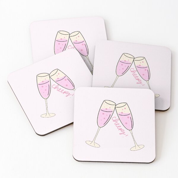 Item preview, Cheers Champagne Glasses designed and sold by she who creates.