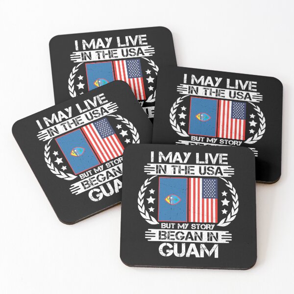 Item preview, I May Live In The USA But My Story Began In Guam   designed and sold by CosmoKitsch.