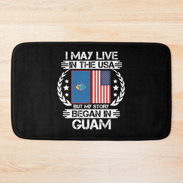 Item preview, I May Live In The USA But My Story Began In Guam   designed and sold by CosmoKitsch.