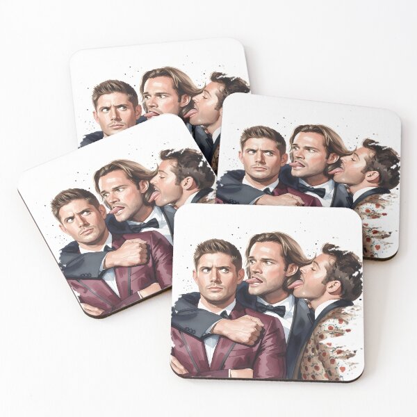 Item preview, Sam, Cas and Dean Watercolor designed and sold by printsseraph.