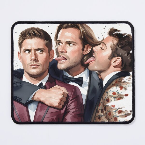 Item preview, Sam, Cas and Dean Watercolor designed and sold by printsseraph.