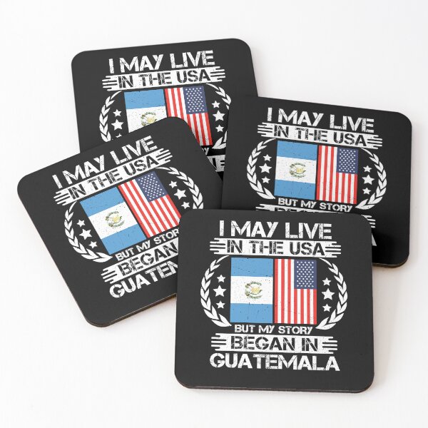 Item preview, I May Live In The USA But My Story Began In Guatemala   designed and sold by CosmoKitsch.