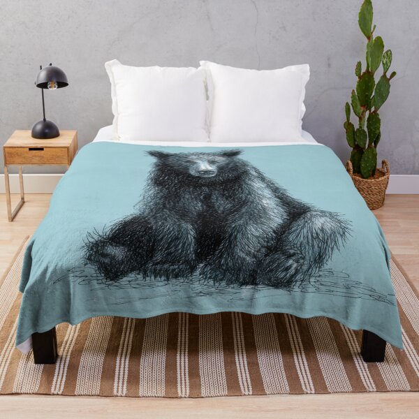 Item preview, Bear sitting on a light background designed and sold by anytka.