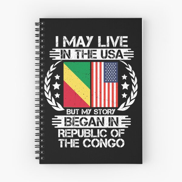 Item preview, I May Live In The USA But My Story Began In Republic of the Congo designed and sold by CosmoKitsch.