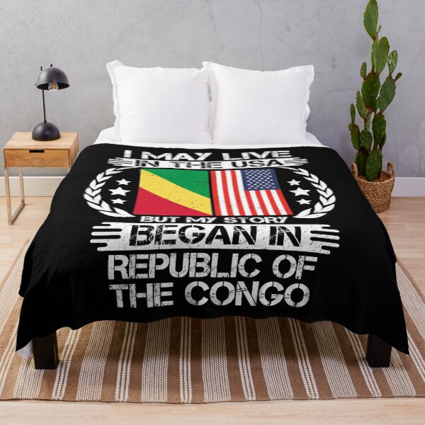 Item preview, I May Live In The USA But My Story Began In Republic of the Congo designed and sold by CosmoKitsch.