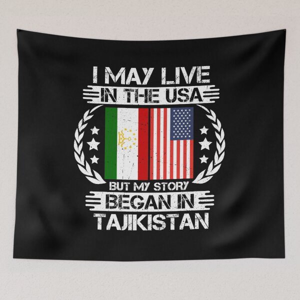 Item preview, I May Live In The USA But My Story Began In Tajikistan  designed and sold by CosmoKitsch.