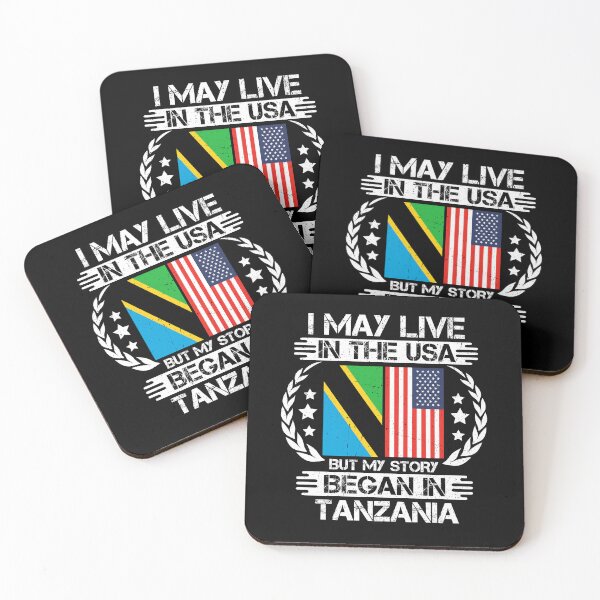 Item preview, I May Live In The USA But My Story Began In Tanzania  designed and sold by CosmoKitsch.