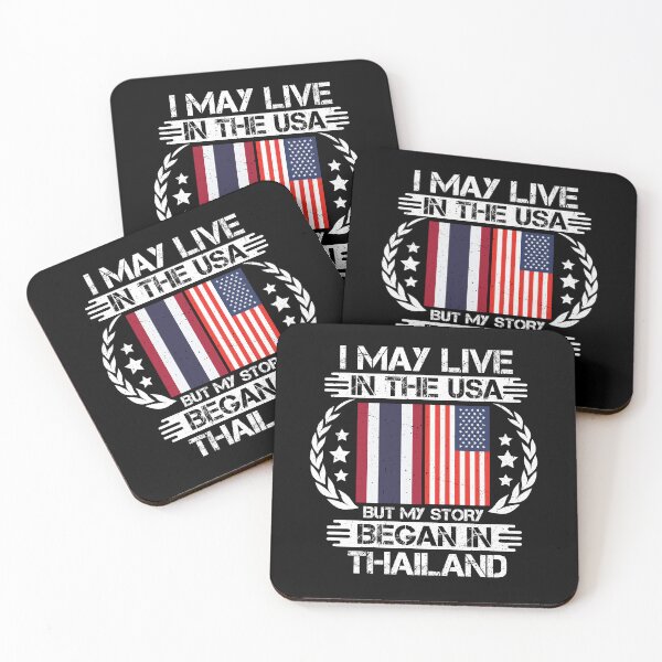 Item preview, I May Live In The USA But My Story Began In Thailand designed and sold by CosmoKitsch.