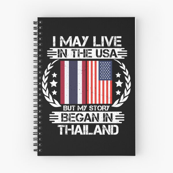 Item preview, I May Live In The USA But My Story Began In Thailand designed and sold by CosmoKitsch.
