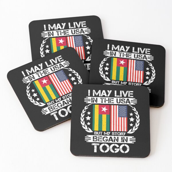 Item preview, I May Live In The USA But My Story Began In Togo  designed and sold by CosmoKitsch.