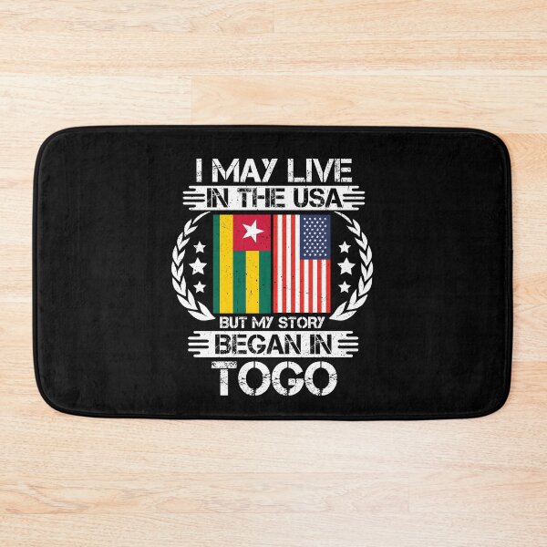 Item preview, I May Live In The USA But My Story Began In Togo  designed and sold by CosmoKitsch.