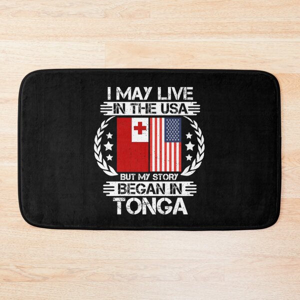Item preview, I May Live In The USA But My Story Began In Tonga   designed and sold by CosmoKitsch.