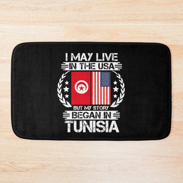 Item preview, I May Live In The USA But My Story Began In Tunisia  designed and sold by CosmoKitsch.