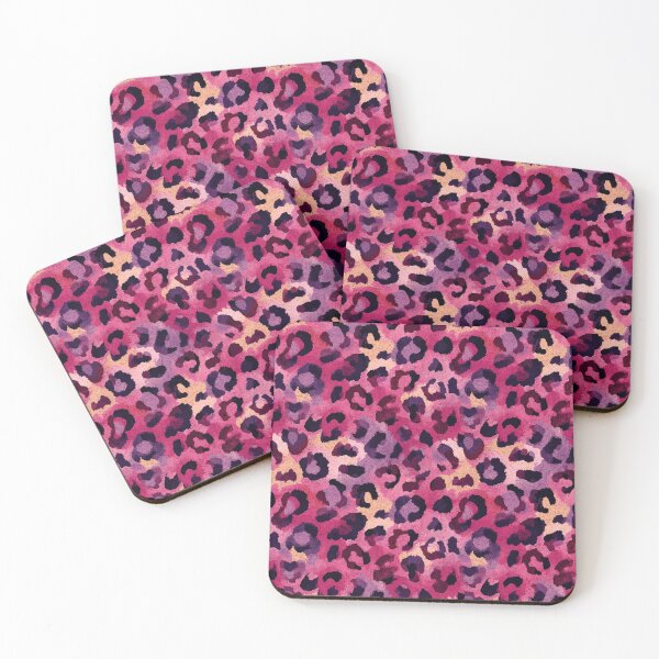 Item preview, Pink Leopard Animal Print Seamless Pattern designed and sold by AillustriaAK.