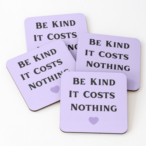 Item preview, Be Kind It Costs Nothing Inspirational Quote Design designed and sold by DreamyDesignsByA.