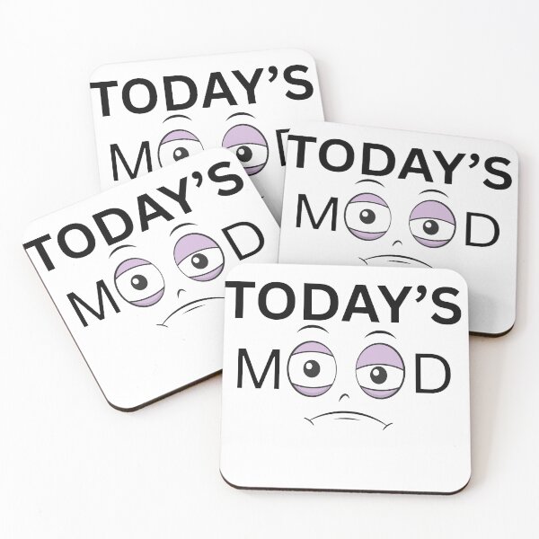 Item preview, Today's Mood Tired Eyes Funny Face designed and sold by madebysiwa.