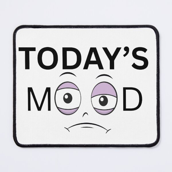 Item preview, Today's Mood Tired Eyes Funny Face designed and sold by madebysiwa.