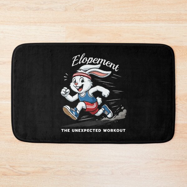 Item preview, Autism Neurodiversity Elopement The Unexpected Workout Funny Rabbit designed and sold by UniTeeCo.