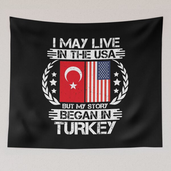 Item preview, I May Live In The USA But My Story Began In Turkey  designed and sold by CosmoKitsch.