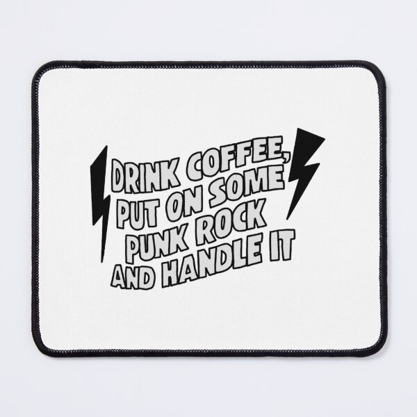 Item preview, Coffee and Punk Rock designed and sold by Alliecat Arts.
