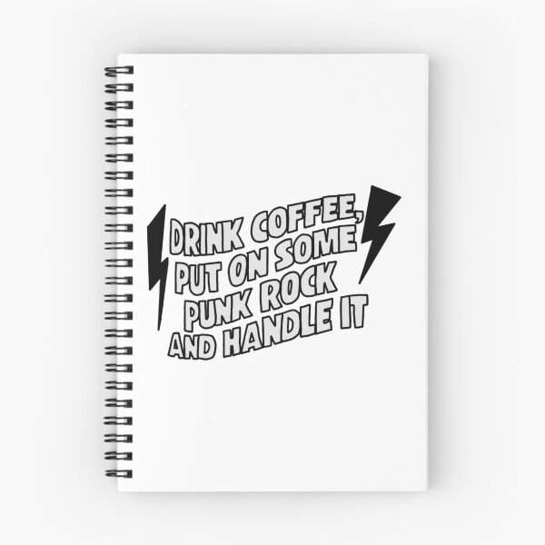 Item preview, Coffee and Punk Rock designed and sold by Alliecat Arts.
