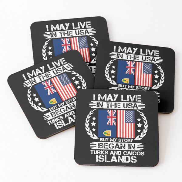 Item preview, I May Live In The USA But My Story Began In Turks and Caicos Islands designed and sold by CosmoKitsch.