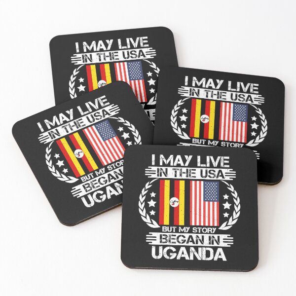 Item preview, I May Live In The USA But My Story Began In Uganda designed and sold by CosmoKitsch.