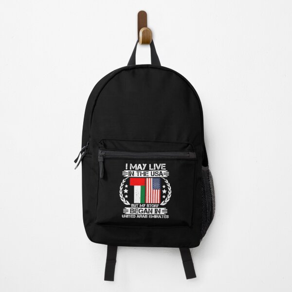 Item preview, I May Live In The USA But My Story Began In United Arab Emirates designed and sold by CosmoKitsch.