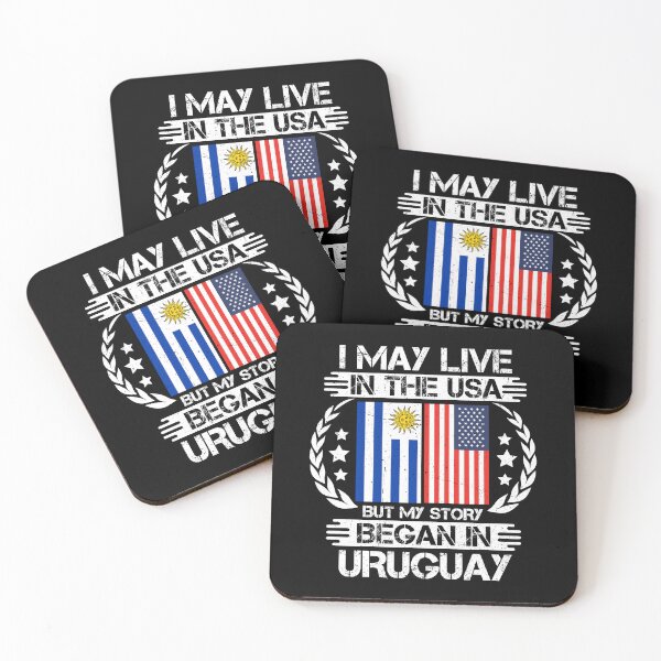 Item preview, I May Live In The USA But My Story Began In Uruguay    designed and sold by CosmoKitsch.
